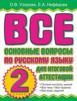 Все основные вопросы по русскому языку для итоговой аттестации 2 класс Узорова Нефедова скачать бесплатно