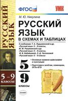 Русский язык в схемах и таблицах 5-9 классы Никулина скачать бесплатно