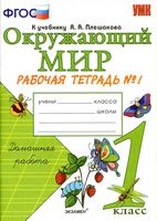 Рабочая тетрадь Окружающий мир 1 класс Соколова Плешакова часть 1 скачать бесплатно
