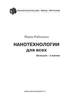 Нанотехнологии для всех Рыбалкина читать онлайн бесплатно