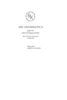 Ars Grammatica Книга о латинском языке Белов читать