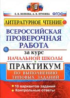 Литературное Чтение ВПР за курс начальной школы Практикум по выполнению типовых заданий Волкова Птухина читать